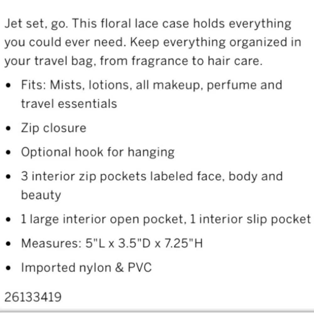 NWT VS Everything travel case‎